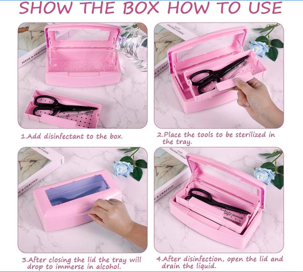 Professional Disinfectant Tool Tray