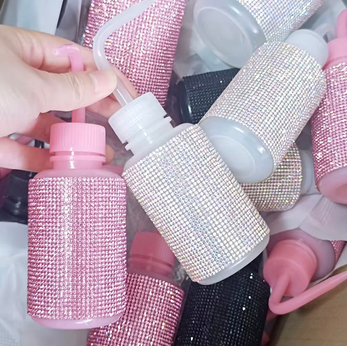 Rhinestone Squeeze Bottle